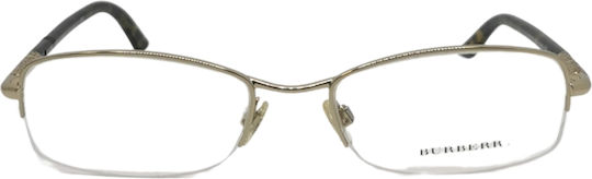 Burberry Women's Metal Prescription Eyeglass Frame Gold BE1210 1002