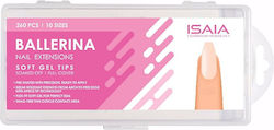 Isaia Soft Gel Tips Νυχιών Διάφανα COSMO-12170