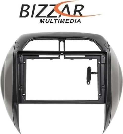 Bizzar DIN Fascia Panels 2 Din Compatible with Screen 9" for Toyota RAV 4 2001-2005
