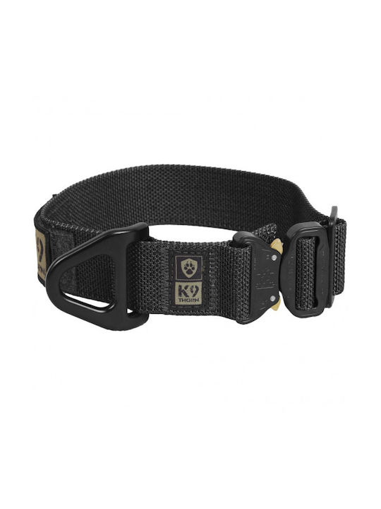 K9 Thorn Dog Collar in Black color Large 45mm