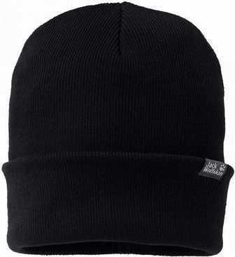 Beanie Unisex Σκούφος με Rib Πλέξη σε Μαύρο χρώμα