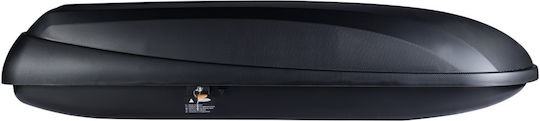 Cam Carbon 437 Cutie Portbagaj De Plafon Auto 430lt Neagră Carbon Cu Textura Culorii Relief