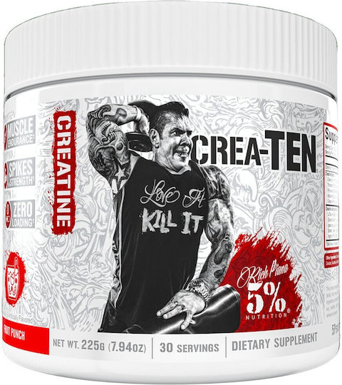 Rich Piana 5% Nutrition Crea-Ten Fruit Punch 225гр
