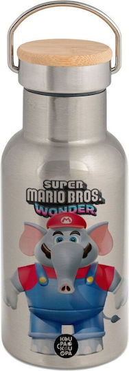 Koupakoupa Super Mario And Friends Stainless Steel Thermos Bottle 350ml Silver