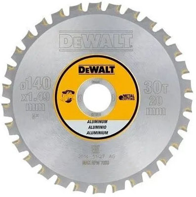 DEWALT Disc de tăiere Metalic cu 30 Dinti 140mm