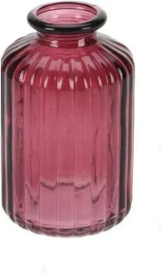 Koopman Decorative Vase Red 5x5x10cm