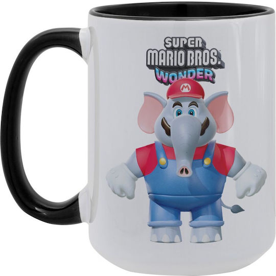 Koupakoupa Super Mario And Friends Mug Ceramic Black 450ml