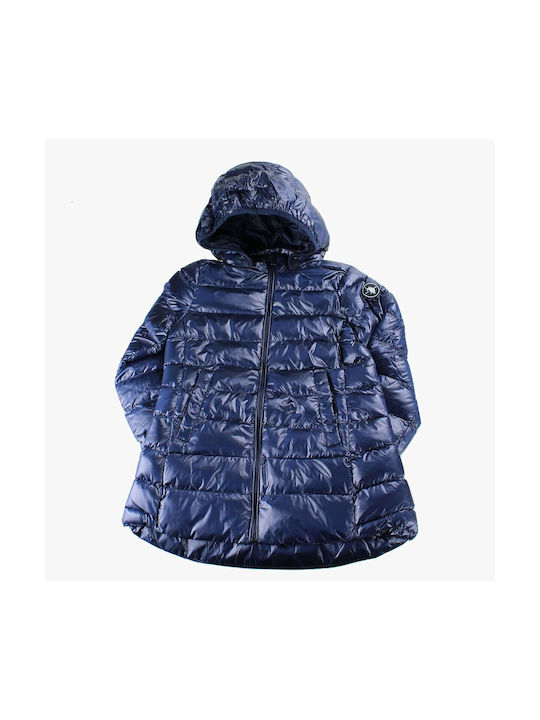 U.S. Polo Assn. Kids Casual Jacket with Hood Blue