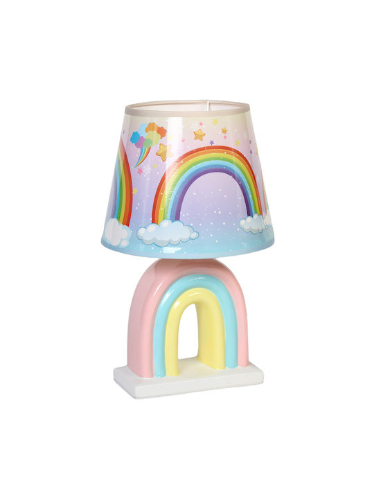 Keskor Kids Side Table Lamp Pink 20x20x33cm