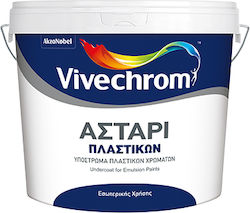 Vivechrom Πλαστικό Υδρόχρωμα Λευκό 750ml