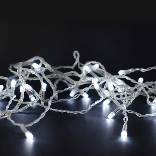 200 Λαμπάκια LED 20μ. Λευκά σε Σειρά