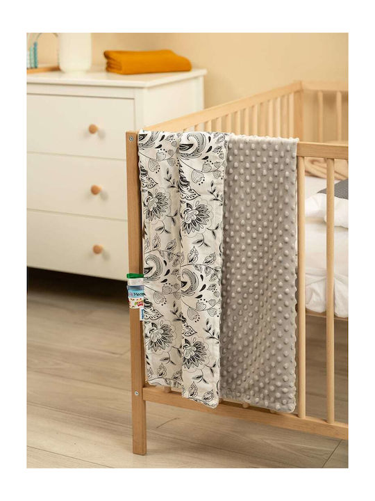 Sensillo Blanket Nursery Swaddling Blankets Gray Grey 75x100cm