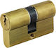 Cisa Lock Cylinder Locking Line 54mm (27-27) with 3 Keys Gold