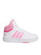 Hoops Hoops Mid 3.0 Kids Sports Shoes Basketball with Laces White