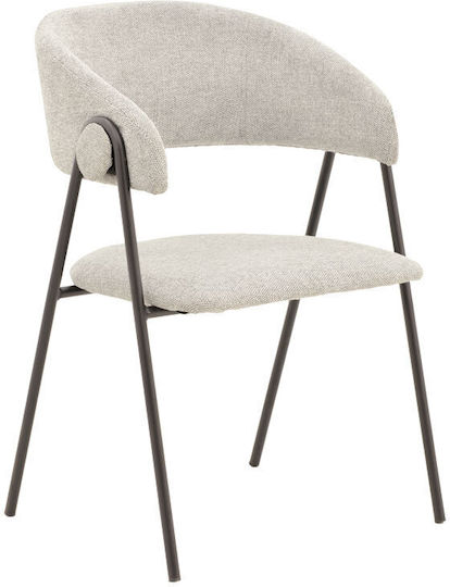 Rachele Scaune Sala de mese Gri deschis 1buc 52x53x83buc