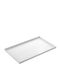 Ready Rectangular Plastic Serving Tray with Handles White