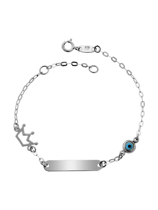 Kids Bracelet ID with Crown