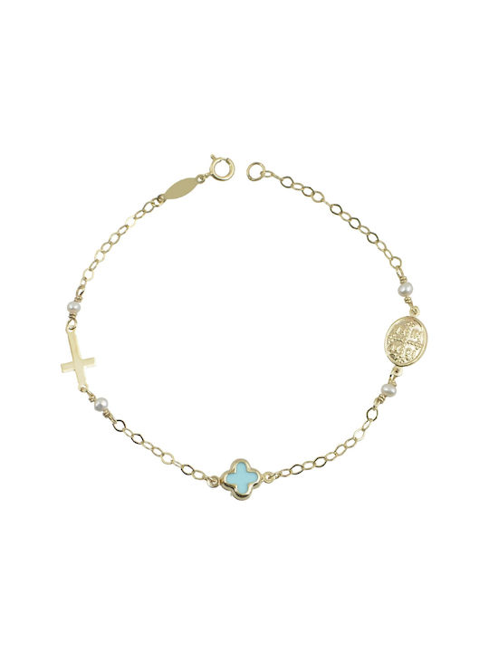 Kids Bracelet ID from Gold 9K