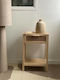 Nachttisch Beige 40x30x60cm
