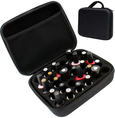 Aria Trade Cosmetic Case Black H6xW21xD17cm