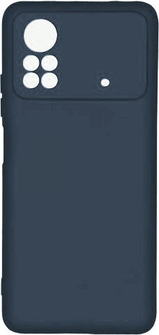 Techwave Soft Задна корица Силикон Тъмносин (Poco X4 Pro 5G)
