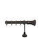 Import Hellas Metallisch Vorhangstange Ø25mm 200cm Rust