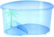 Nobleza Reptilien Terrarium 32x23x9.5cm