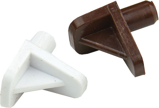 FFG Plastic Shelf Brackets White 5mm 1000pcs 40964