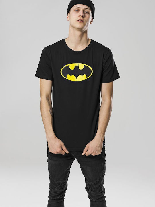 Merchcode T-shirt Batman Schwarz Baumwolle