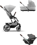 Cybex Trio Balios S Lux Ρυθμιζόμενο Καρότσι 3 σε 1 Lava Grey