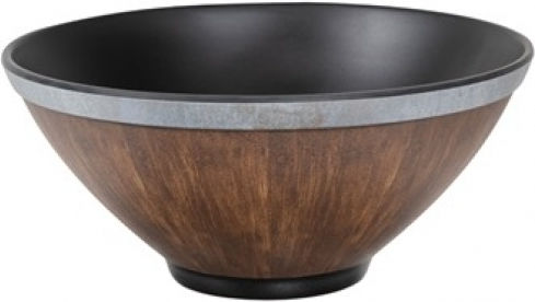 Tognana Serving Bowl Round made of Melamine Brown with Diameter 14cm 24pcs