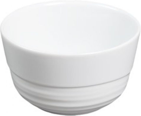 e-exoplismos Serving Bowl Round made of Porcelain White with Diameter 10cm 12pcs