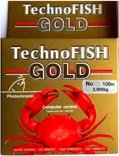Technofish Fir de pescuit Auriu 100m / 0.2mm