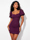 Rochii Mini De Seara Burgundy