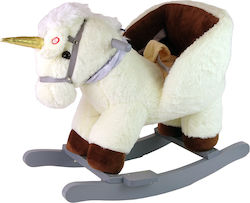 Lean Toys Little Schaukelspielzeug Einhorn Weiß