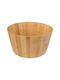 5Five Wooden Salad Bowl Brown 30x30x16cm