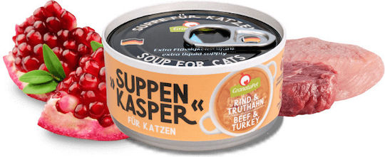 Granata Pet Foods Suppenkasper Nassfutter fr Katzen in Dose mit  Rindfleisch 70gr | Skroutz Germany