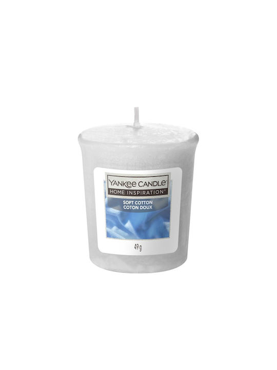 Yankee Candle Scented Candle Jar White 49gr 1pcs