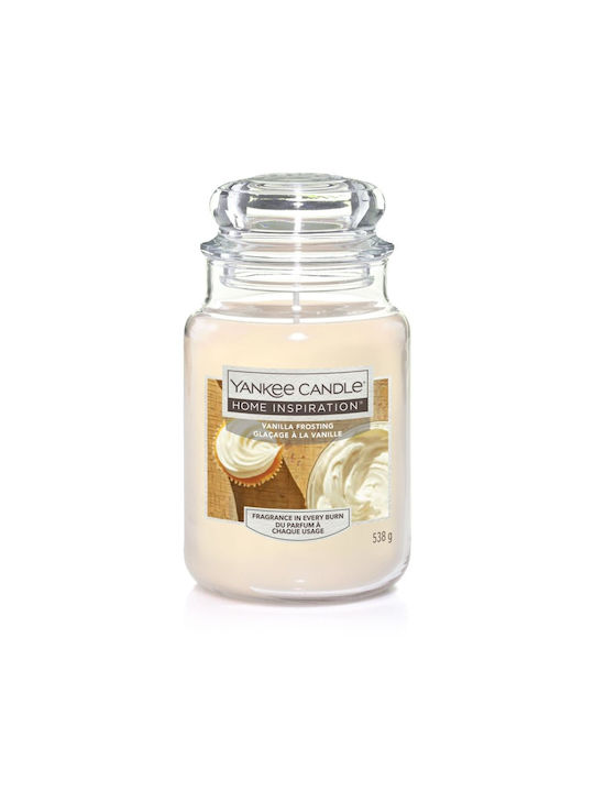Yankee Candle Scented Candle Jar White 538gr 1pcs
