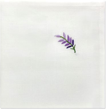 Roland Du Dreuilh Towel from 100% Cotton in Purple Color Roland Du Dreuilh Towel from 100% Cotton in Purple Color