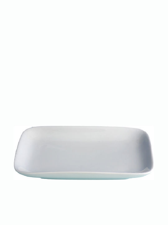 GTSA Servierplatte Porzellan Weiß 25.5x18cm 1Stück
