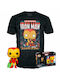 Funko Поп! Tees Marvel: Marvel - Колекционерско Свети в тъмното Специално издание