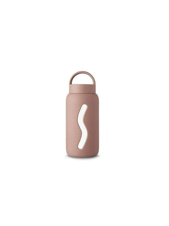 Muuki Water Bottle Plastic 500ml Pink