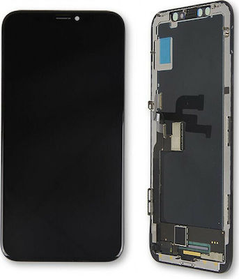 Οθόνη με Μηχανισμό Αφής για iPhone X iPhone X (Μαύρο)