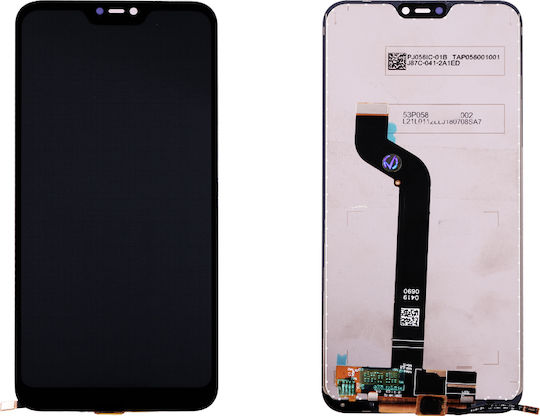 Οθόνη mit Touch-Mechanismus für Mi A2 Lite (Schwarz)