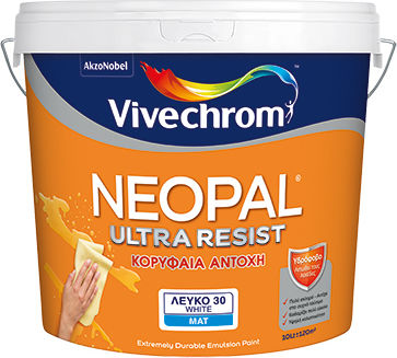 Vivechrom Neopal Ultra Resist Base P Plastic Watercolor Paint for Interior Use Brown 10lt