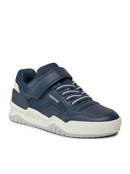 Geox J Perth Παιδικά Sneakers Ανατομικά με Σκρα...