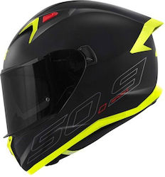 Givi H50.9 Full Face Helmet with Pinlock and Sun Visor ECE 22.06 Black/Titanium/Yellow