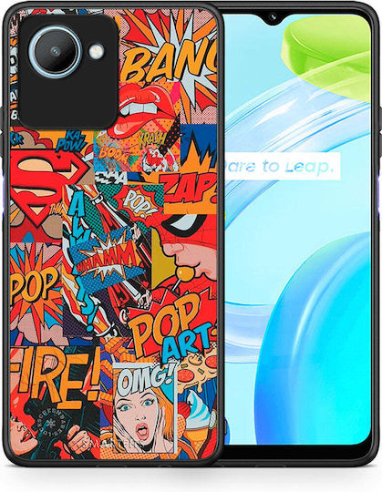 Smartfits Popart Omg Umschlag Rückseite Mehrfarbig (Realme C30) 8427783717203_46689050591571