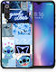Smartfits Collage Good Vibes Umschlag Rückseite Blau (Xiaomi Mi 9 SE) 7631337259163_43303510048923
